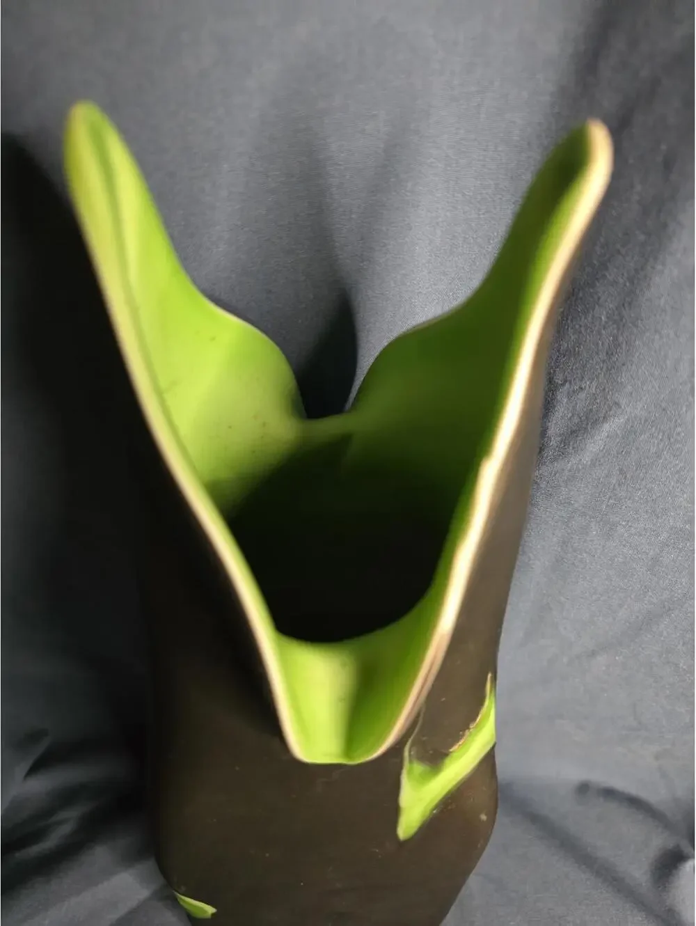 Vintage Two-Tone Free-Form Vase 1950s